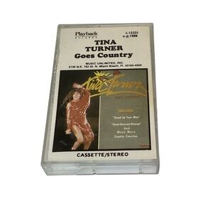🍄 1986 Tina Turner Goes Country Cassette